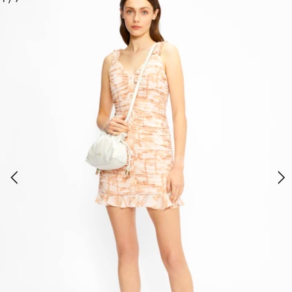 RROSIEE
Ruched Front Mini Dress